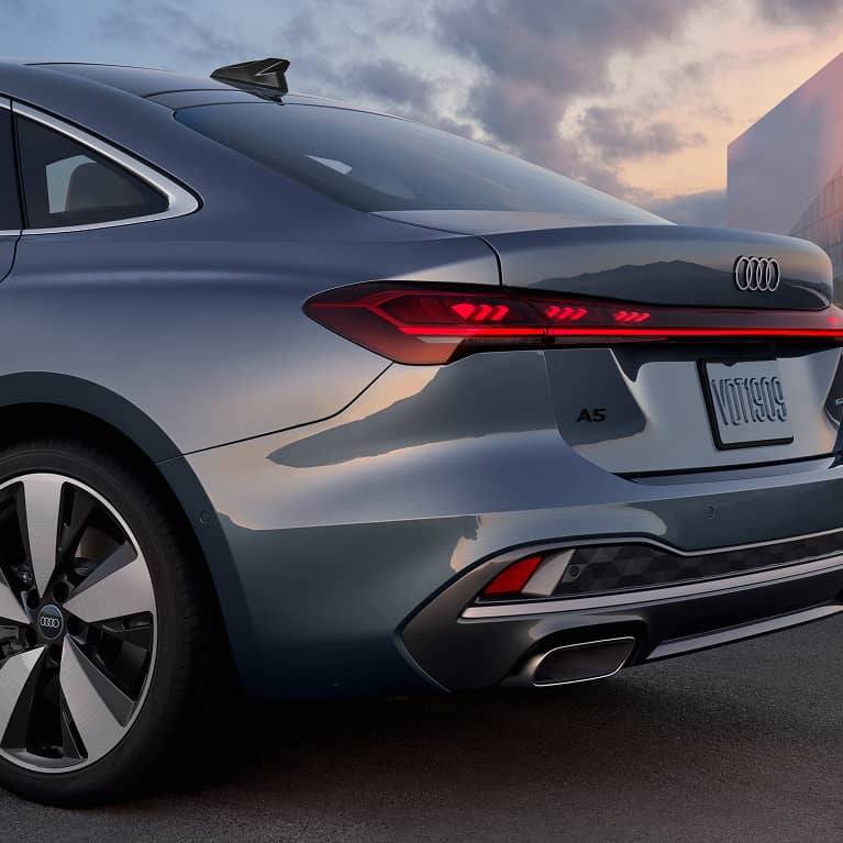 rear of audi vehicle
