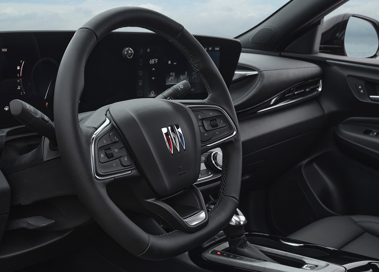 Interior view of a Buick vehicle