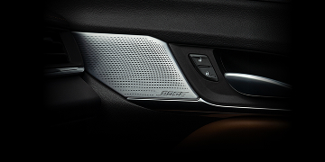 Close-up View of the Bose Speaker on a 2025 CT4 Door 