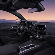 Passenger View of the 2025 CT4 Driver's Side Dashboard and  Center Console 