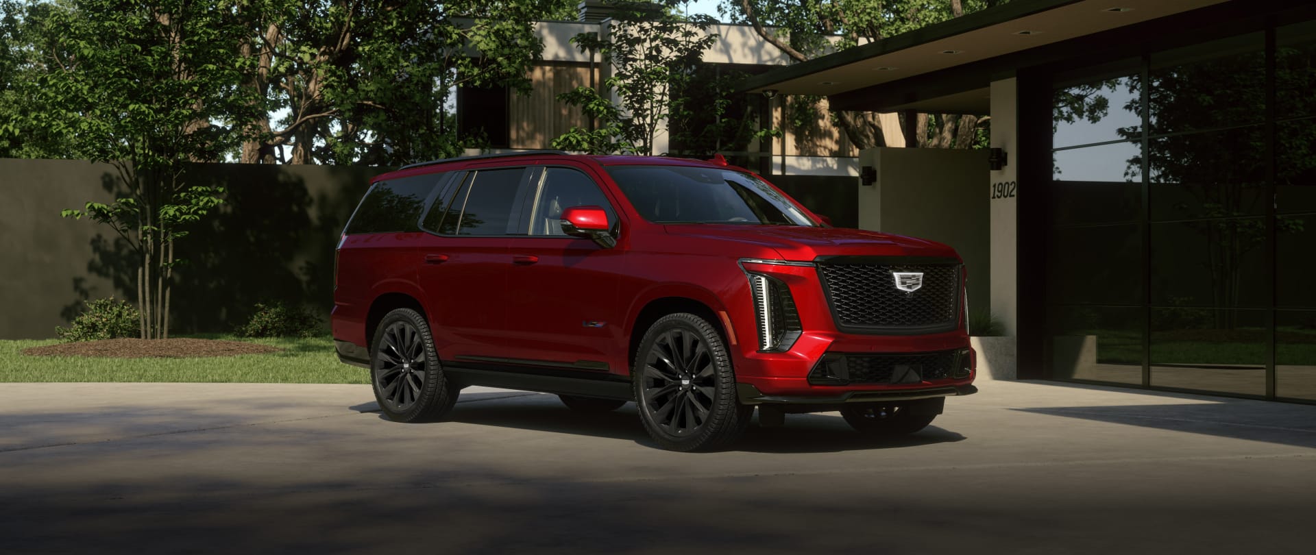 Parked Escalade-V