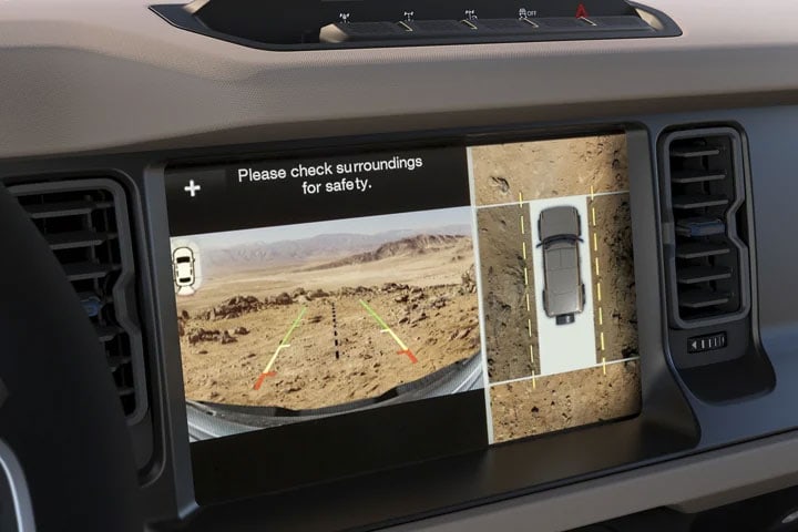 2022 Ford Bronco camera views