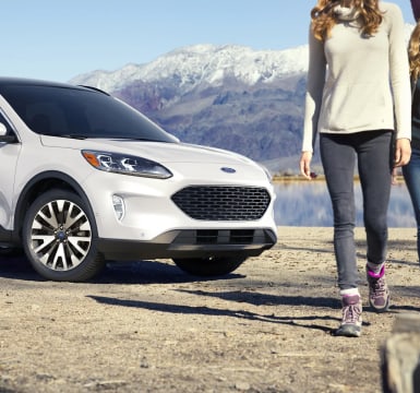 2022 ford Escape parked in the mountains