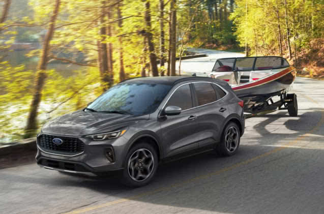 Person driving Ford Escape