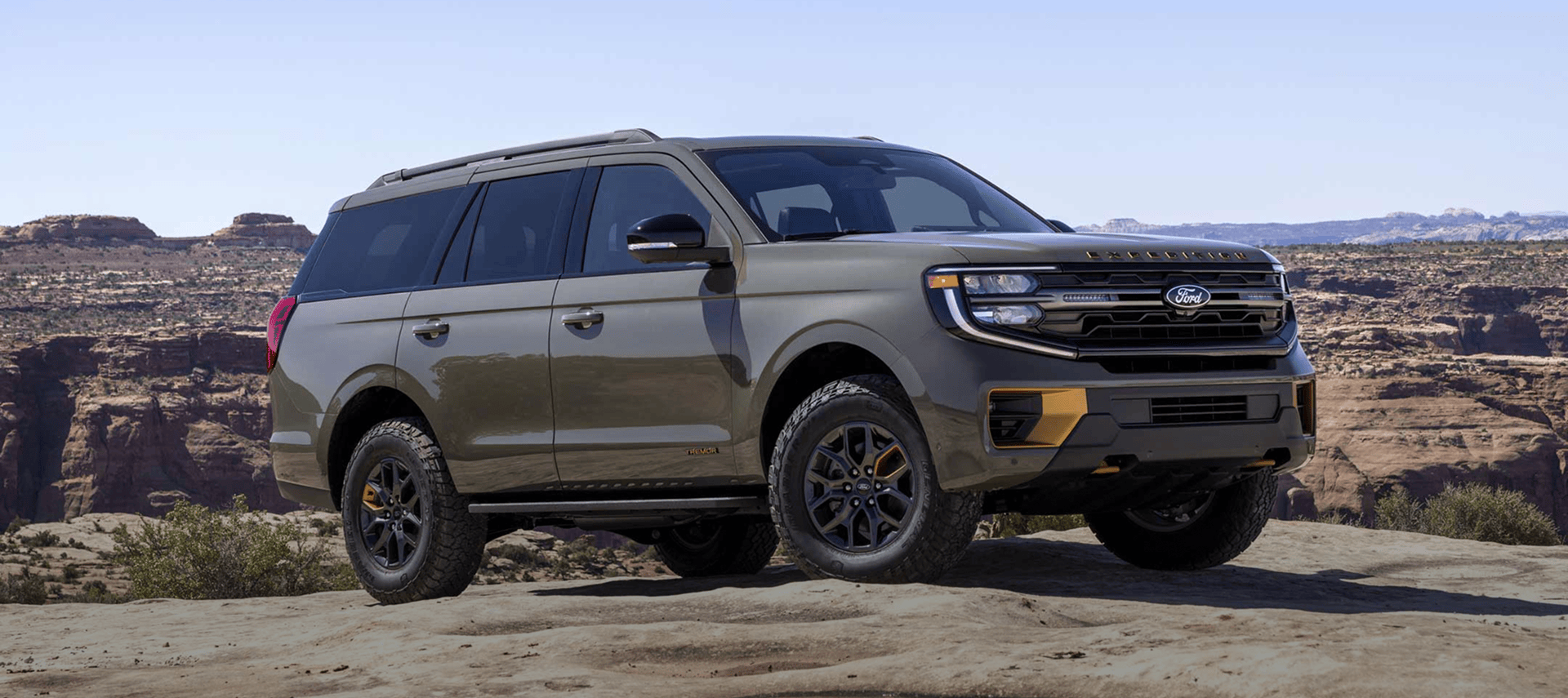 2025 Ford Expedition® TREMOR® SUV being driven in a desert