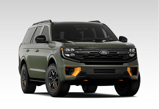 Front three-quarter view of a 2025 Ford Expedition® TREMOR® SUV