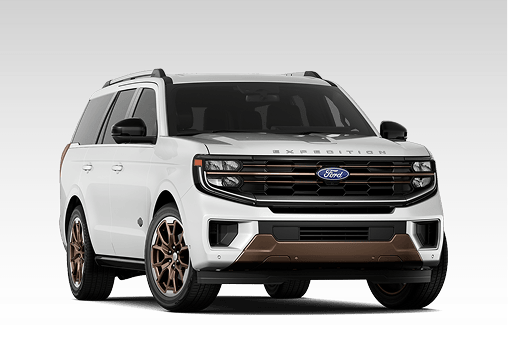 Front three-quarter view of a 2025 Ford Expedition® King Ranch® SUV