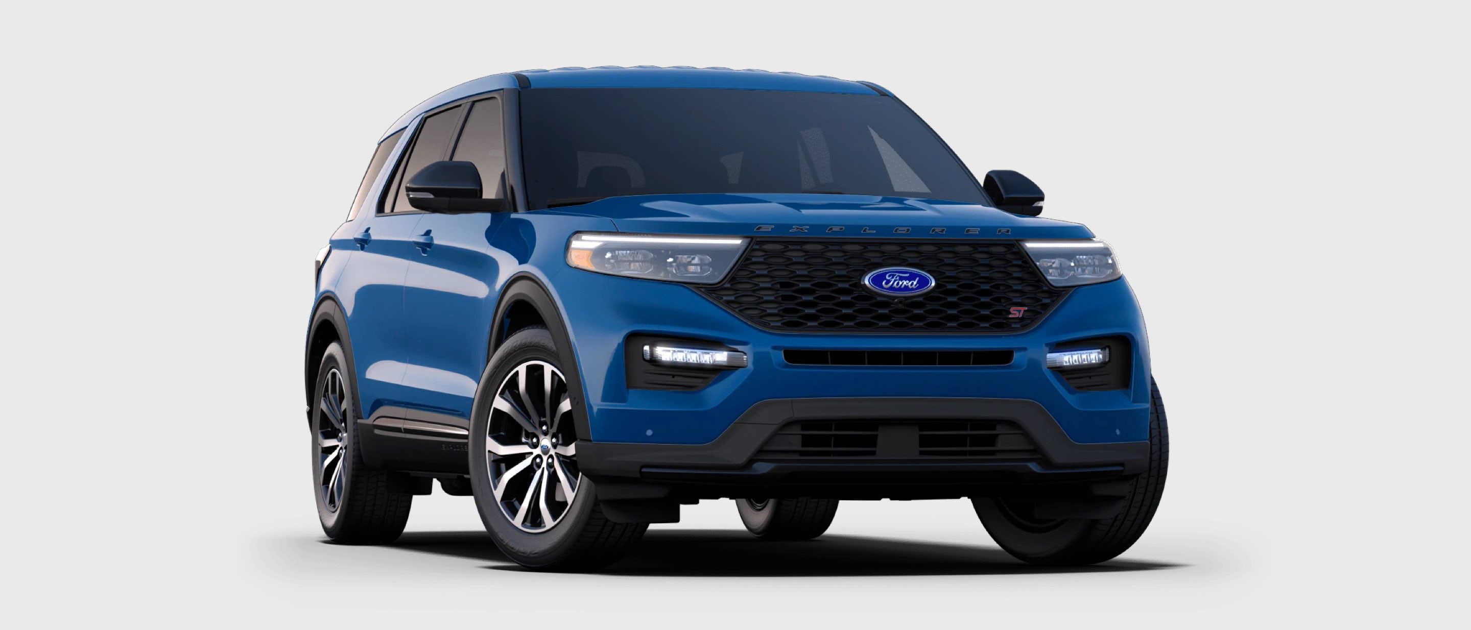 2021 Ford Explorer ST in Atlas Blue