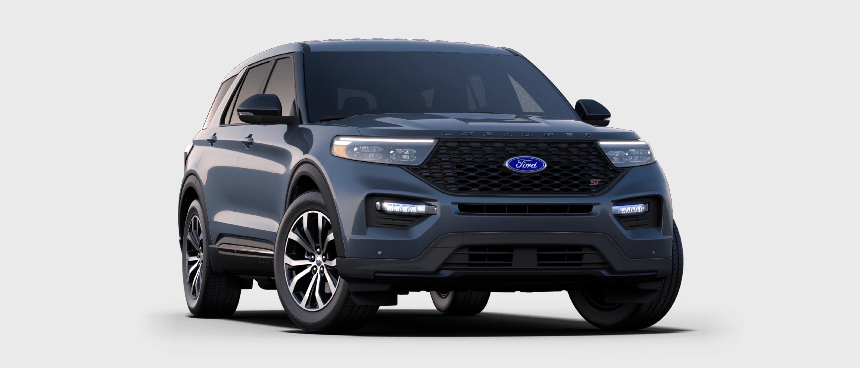 2021 Ford Explorer ST in Infinite Blue