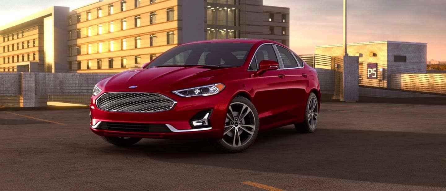 Rapid Red Ford Fusion Hybrid