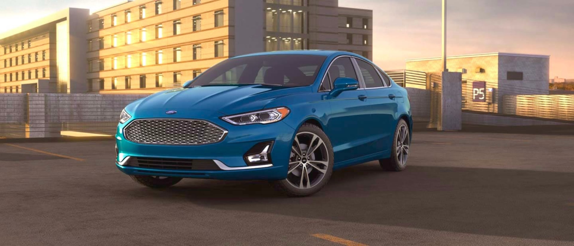 2020 Ford Fusion in Velocity Blue