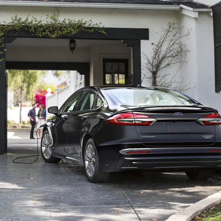 2020 Ford Fusion Titanium Hybrid charging at home
