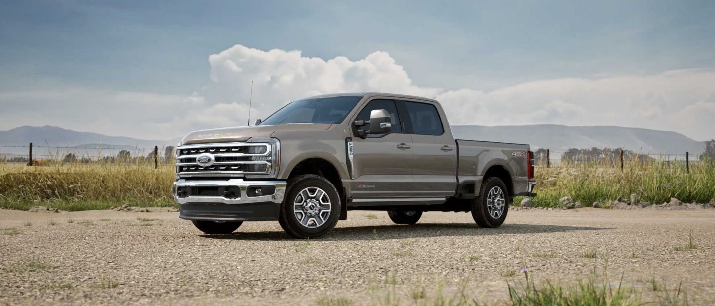 Stone Gray Ford Super Duty