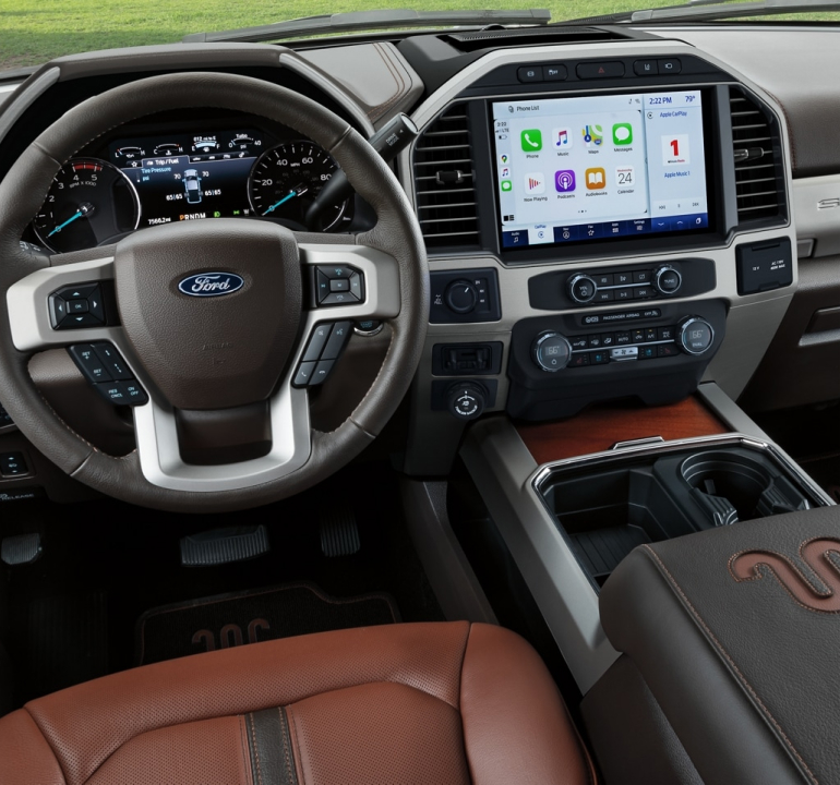 Interior of Super Duty