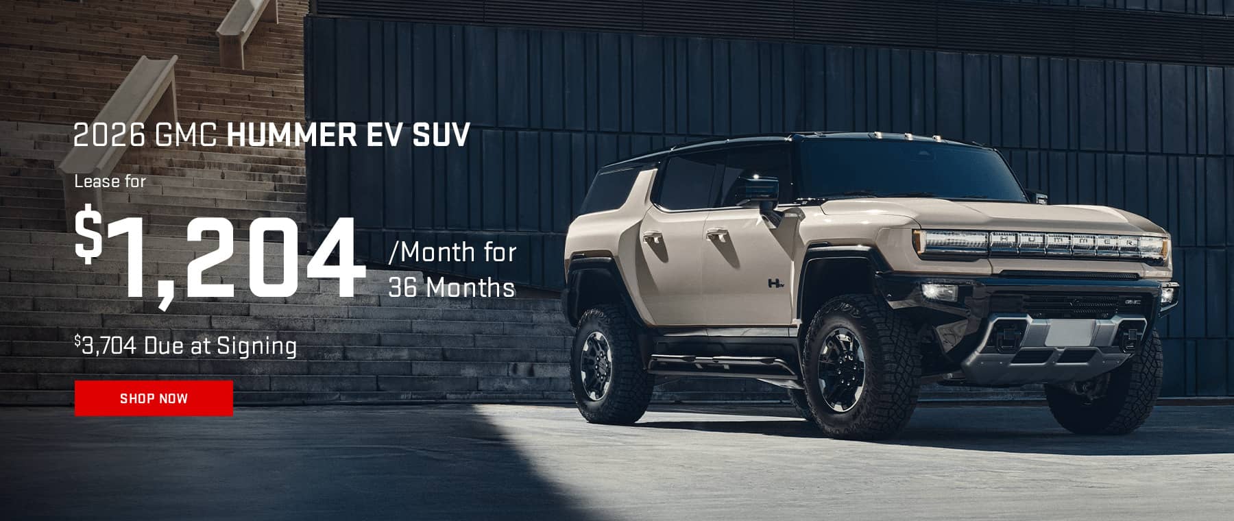 2026 GMC Hummer EV SUV Lease Deal