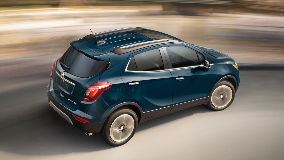 Blue Buick SUV