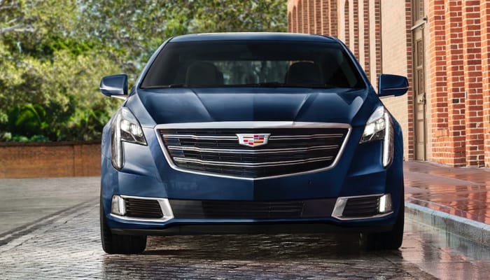 Blue Certified Pre-Owned Cadillac