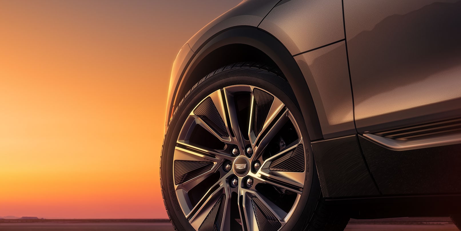 2023 Cadillac Lyriq front driver side wheel