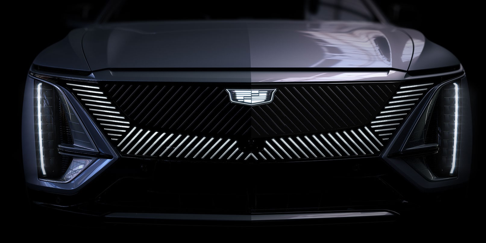 2023 Cadillac Lyric grille close up