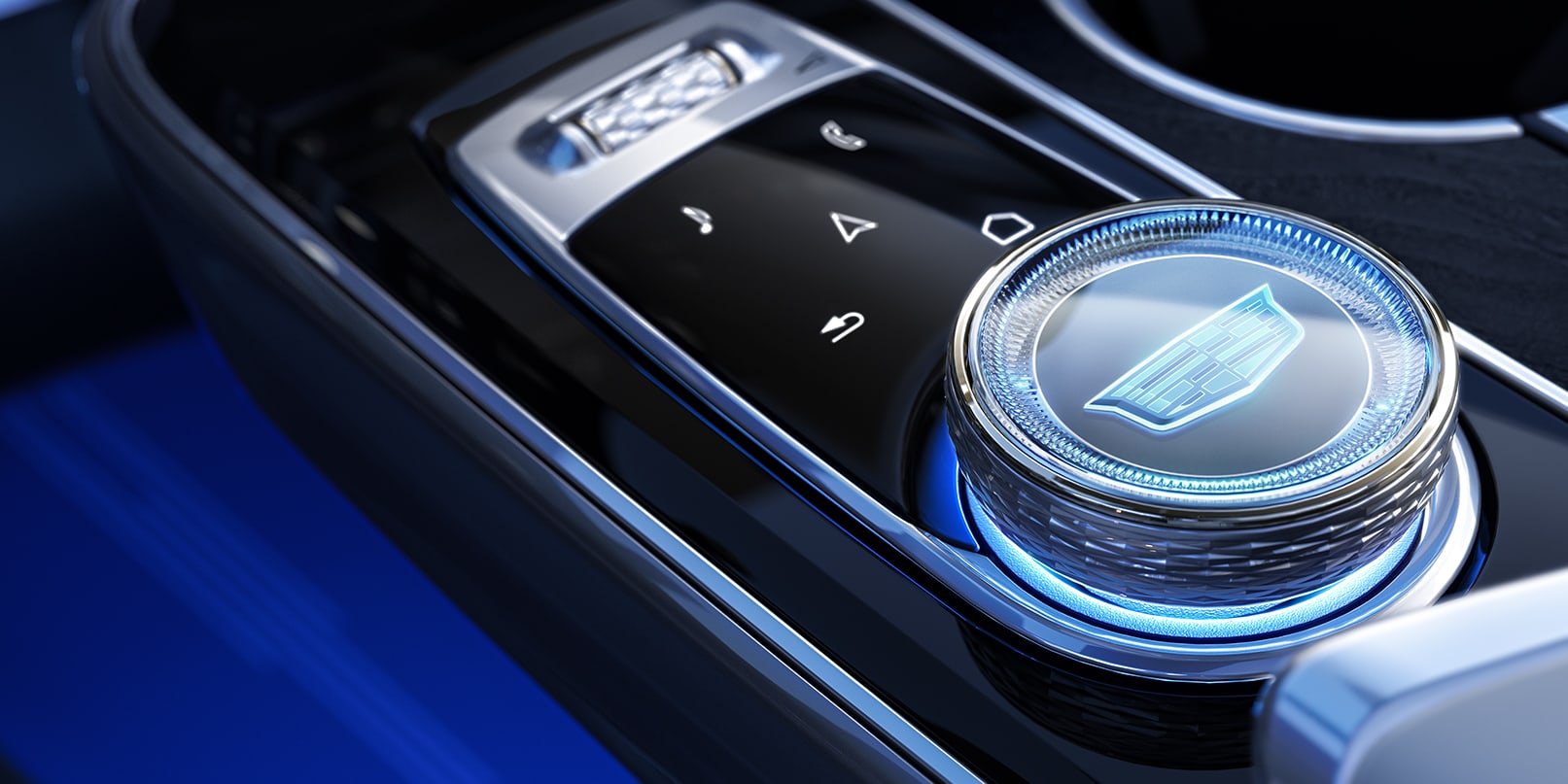 2023 Cadillac Lyriq console controls