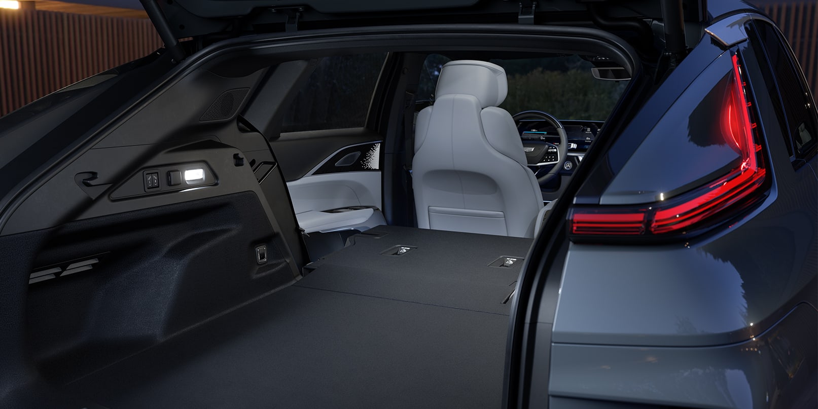 2023 Cadillac Lyriq rear cargo space