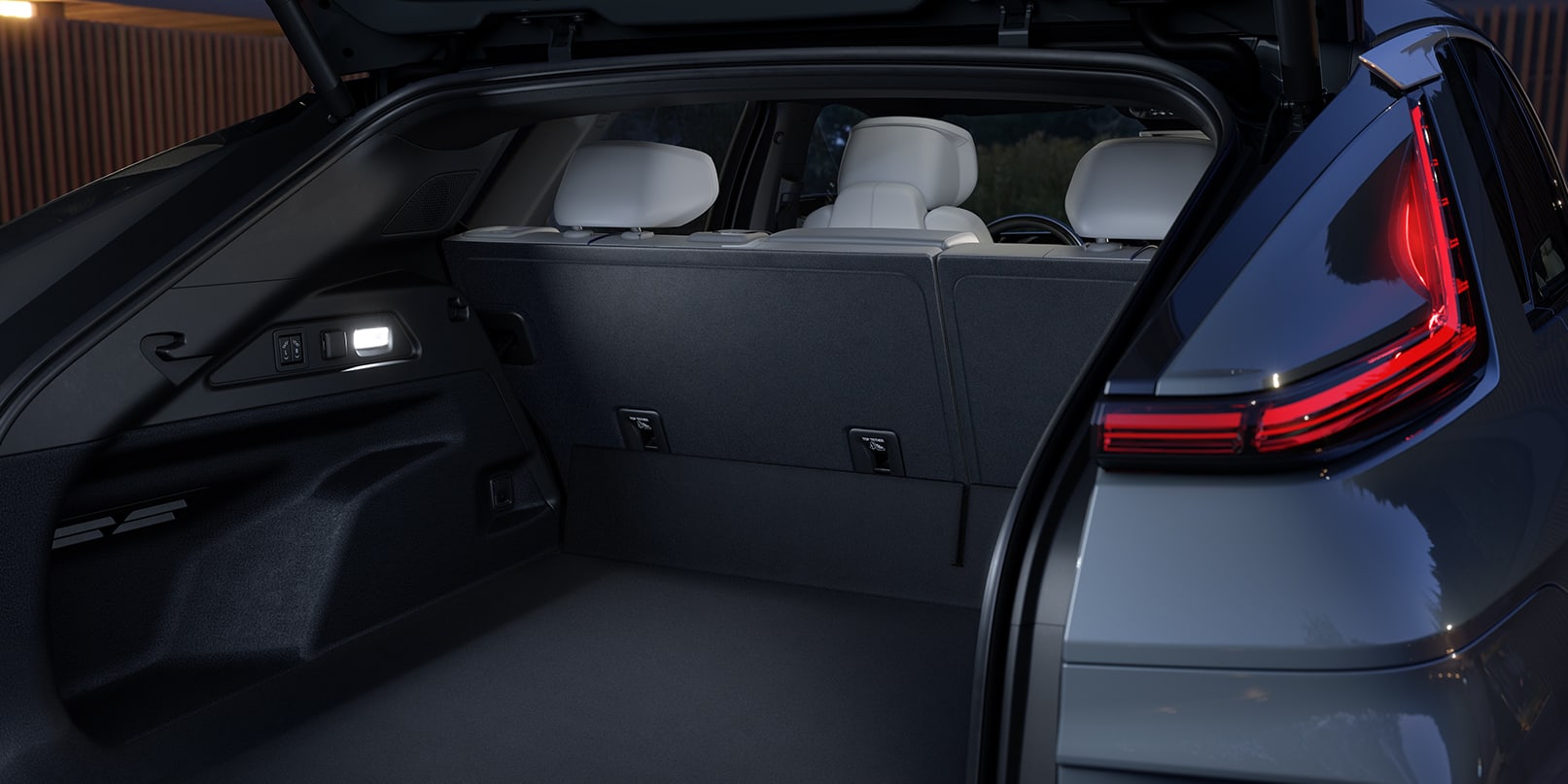 2023 Cadillac Lyriq rear cargo space seats up