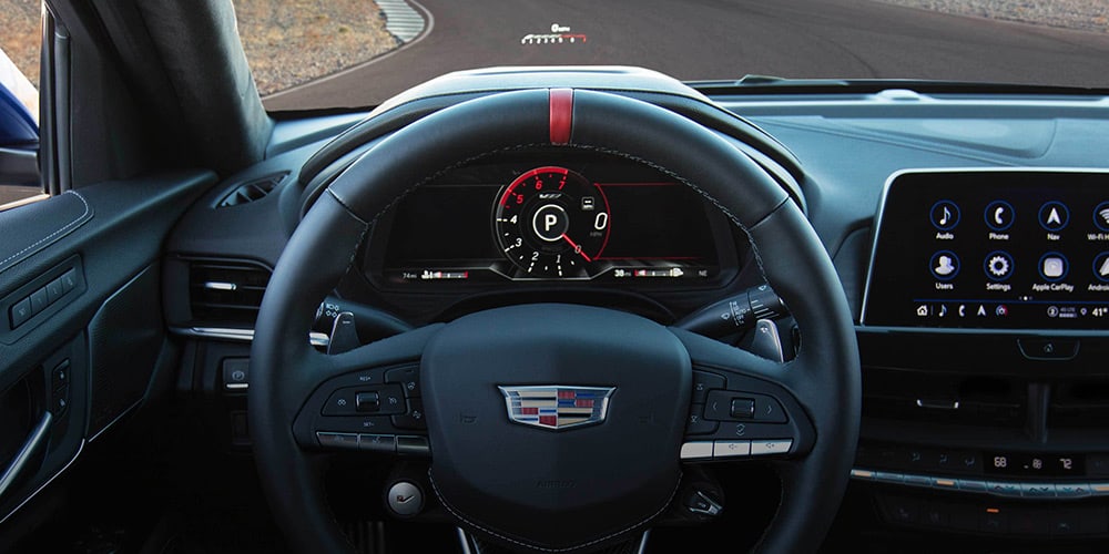 2023 Cadillac CT4-V head-up display