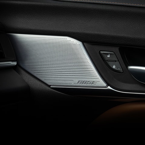 Close-up View of the Bose Speaker on a 2026 CT4 Door