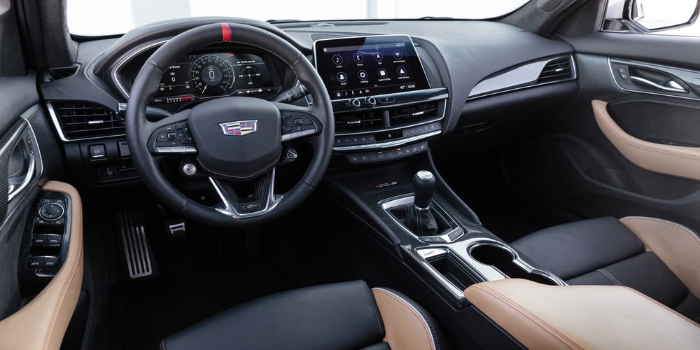 2023 Cadillac CT5-V steering wheel & dash