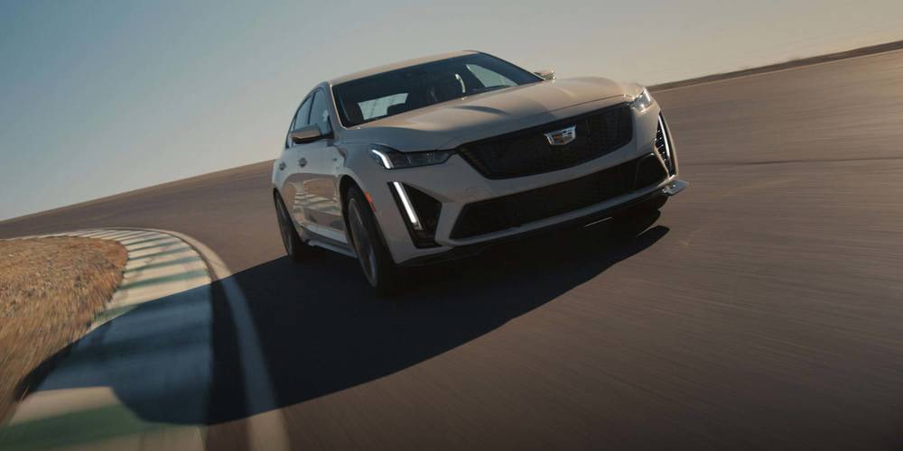 2023 Cadillac CT5-V Blackwing driving on a track