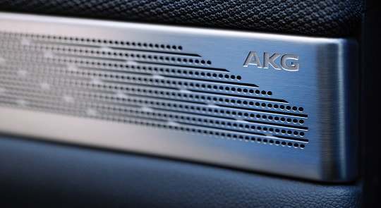 Close-up View of the AKG Studio Audio Speaker