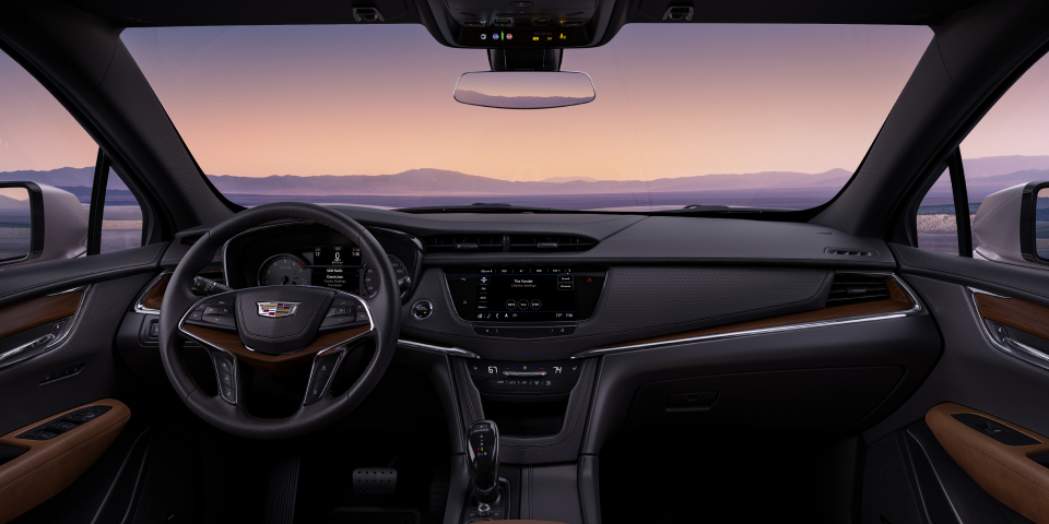 The Luxurious Interior Dashboard in The 2025 Cadillac XT5