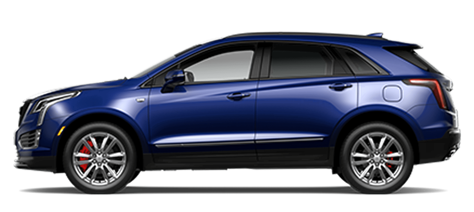 Profile View of a Blue 2026 XT5 in the Sport Trim