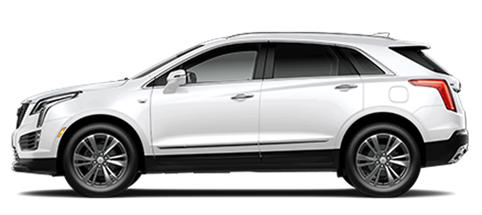 Profile View of a White 2026 XT5 in the Premium Luxury Trim