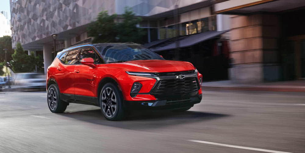 Side view of 2026 Chevrolet Blazer
