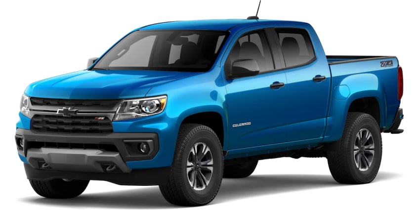 2022 Chevrolet Colorado in Bright Blue Metallic