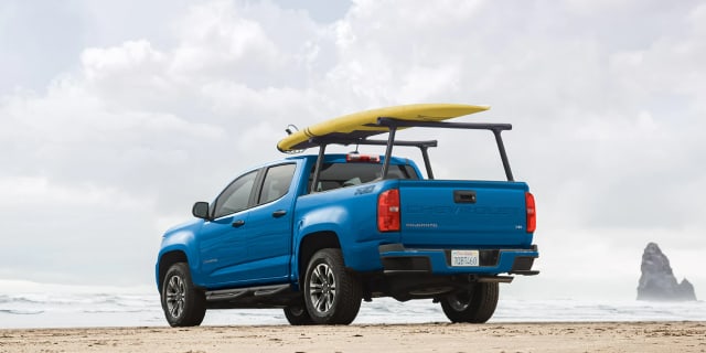 2022 Chevy Colorado at the beach