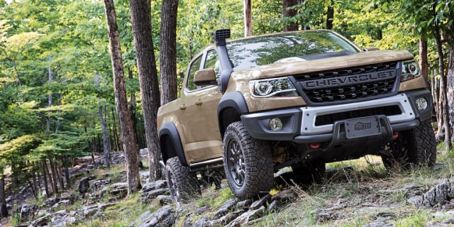 2022 Chevrolet Colorado in the woods