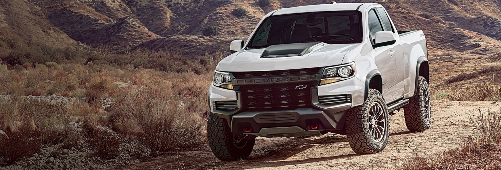 2022 Chevrolet Colorado parked in the desert