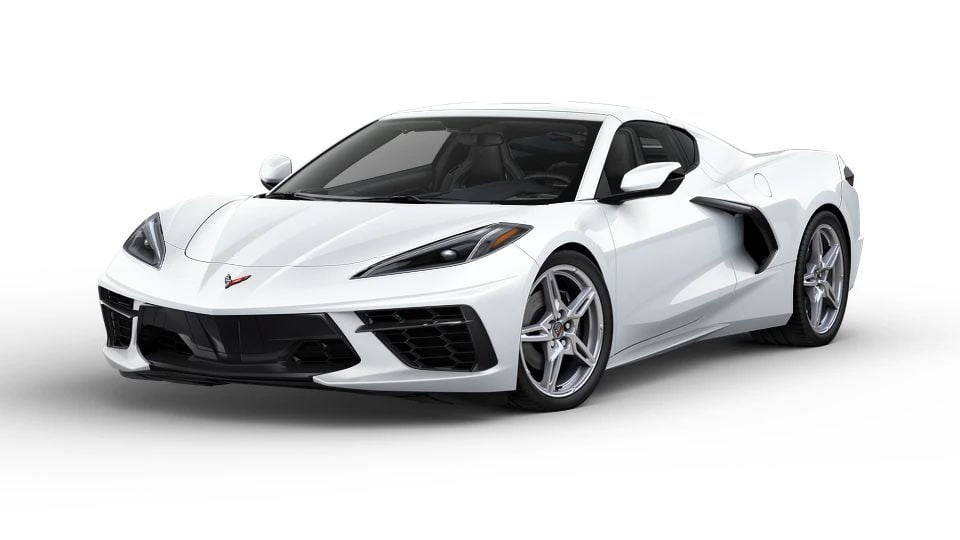 Arctic White Corvette