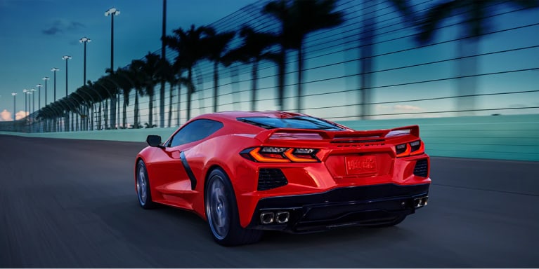 2022 Chevrolet Corvette driving on a race track