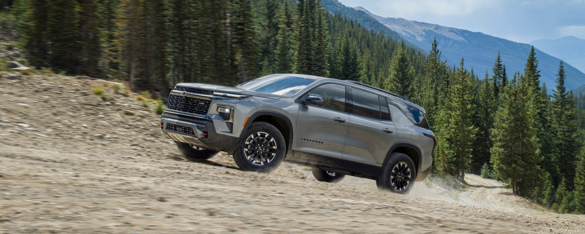 2025 Chevy Traverse offroading