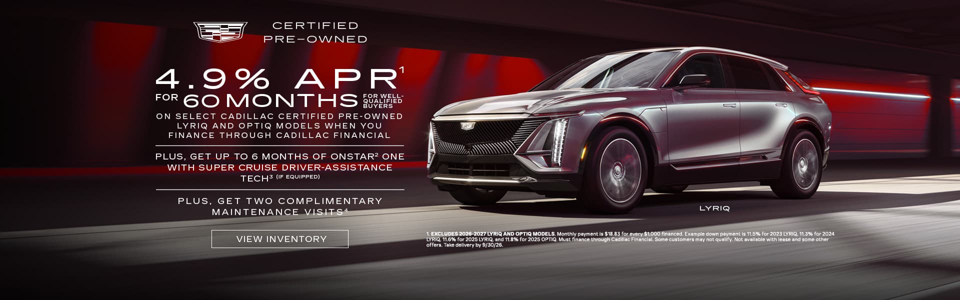 Cadillac CPO offer