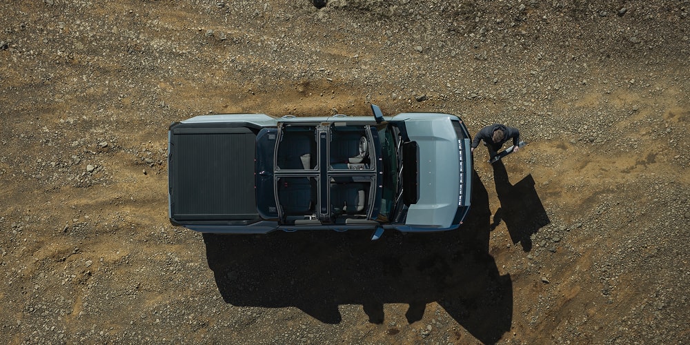 GMC Hummer EV Infinity roof with sky panels