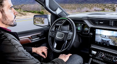 driver using super cruise trailering