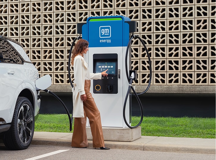 owner charging a GM vehicle