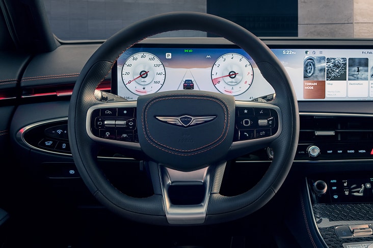 GV70 steering wheel