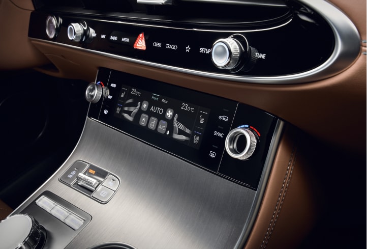 Perfect your comfort zone with Touch Type HVAC Controls.