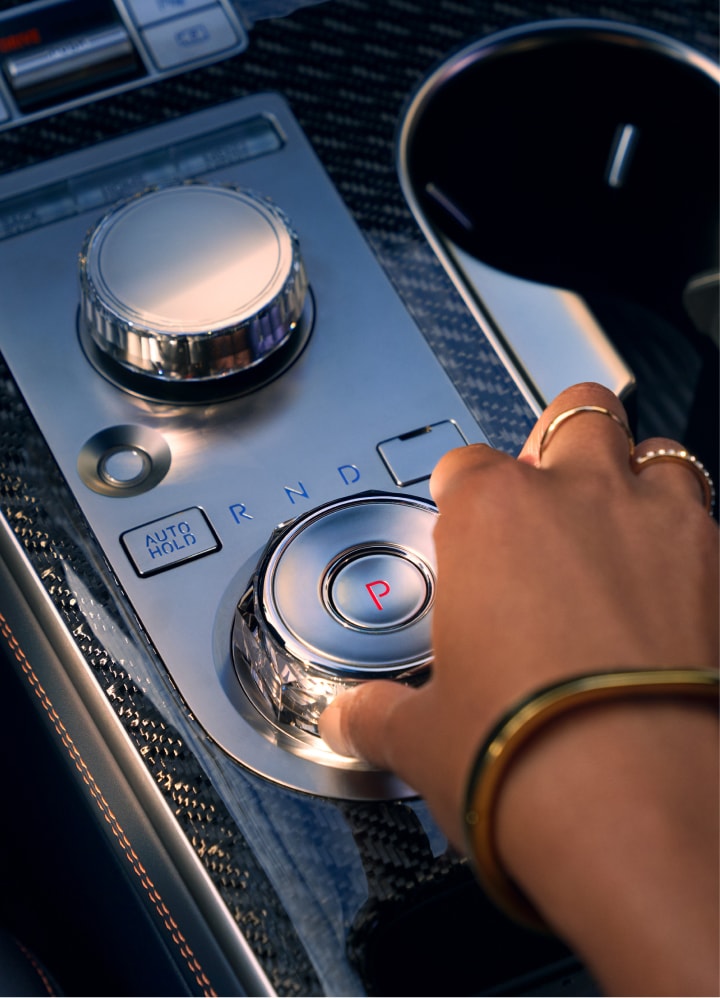 Shift into gear with the Octagonal Crystal Shift-by-Wire.