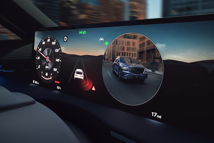 GV70 blind spot monitor